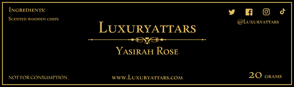 Luxuryattars Bakhoor - Yasirah Rose