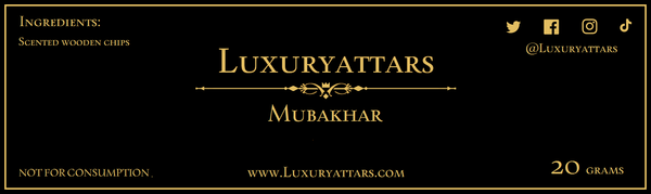 Luxuryattars Bakhoor - Mubakhar